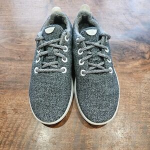 Allbirds Sz 8 Women's Gray Merino Wool Runners Lace Up Comfort Walking‎ Sneakers